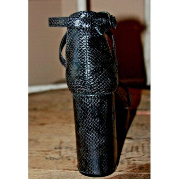 Nasty Gal Women's 8 Snake it to the limit Faux snake platform heels - New - Picture 3 of 5